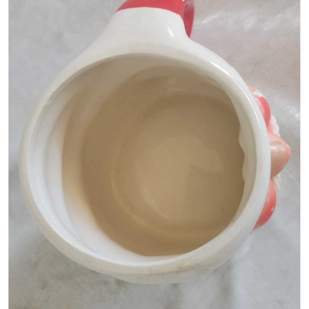 Vintage 1950s Santa Clause Mug Japan Christmas Holiday Ceramic Coffee Cup Head - Picture 5 of 6